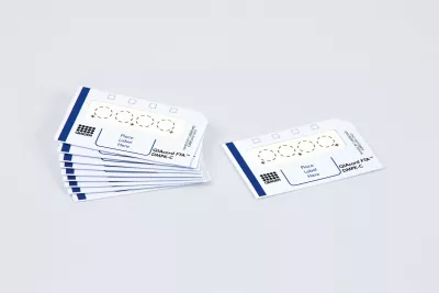 FTA DMPK-C Cards, Untreated Cellulose, 4 Sample Areas, Non-Indicating, 100/Pk